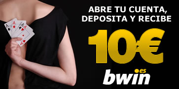 bwin.es te regala 10€ por abrir tu cuenta