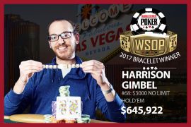 Triple Corona y 650.000$ para Harrison Gimbel en el evento #68 de las WSOP