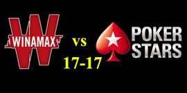 Empate entre Winamax y PokerStars en un miércoles de torneos regulares