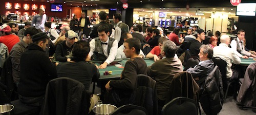 Poker room del Casino Barcelona.