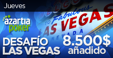 Tienes hasta las 23:59 de hoy para conseguir tu plaza en el último evento del Desafío las Vegas by Azartiapoker.
