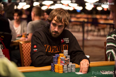 Jason Mercier, chip leader del Poker Players' Championship