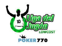 Carlos Alarcón ‘charliala’ comienza la semana ganando la Liga del Jugón Low Cost by Poker770