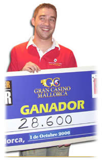 Oscar Gracía Pelayo ganador de la tercera etapa del Campeonato de España de Poker
