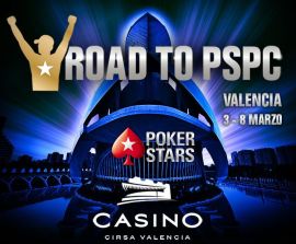 El Casino de Valencia pone en marcha el nuevo Road to PSPC