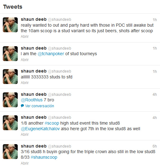 Shaun Deeb en Twitter