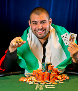 Victoria de Simeon Naydenov en el Evento #36 de las WSOP® 2013.