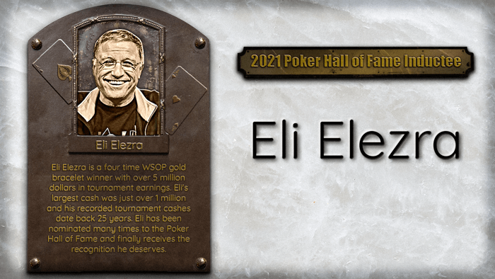 Eli Elezra entra en el Poker Hall of Fame