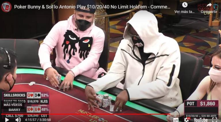 Un live stream del Hustle Casino acaba con polémica y la expulsión de un jugador