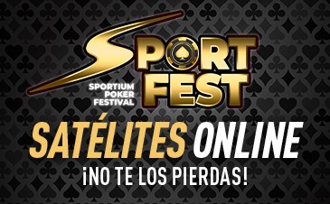 Los satélites online señalan el debut del circuito Sportium Live Festival
