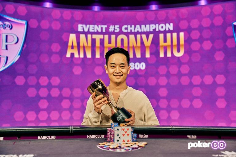 Anthony Hu se pone al frente de la PokerGO Cup con dos HU consecutivos, y no es broma