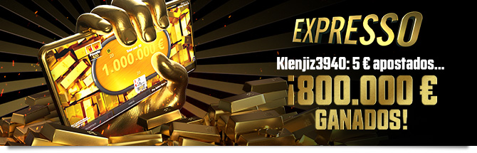 La cuenta de Expressos millonarios de Winamax en 2023 llega a diez gracias a Klenjiz3940