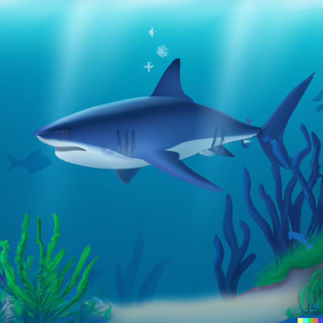 Tiburón (Imagen generada por DALL-E)