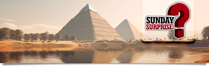BRUGODSSSS gana el Sunday Surprise Mystery y un viaje para dos personas a Egipto
