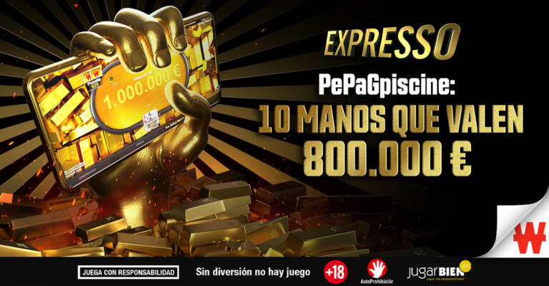 PePaGpiscine gana un Expresso millonario en Winamax