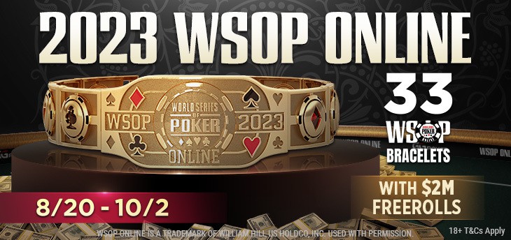 Las WSOP se descuelgan con un garantizado de 25M $ para su Main Event Online 5k $ en 2023
