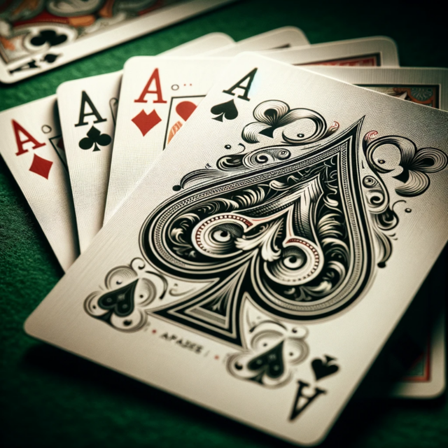 Poker de ases españoles (Imagen generada con DALL E)