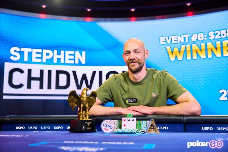 Stephen Chidwick espera al 25k $ del U.S. Poker Open para ganar su décimo título del PokerGO Tour