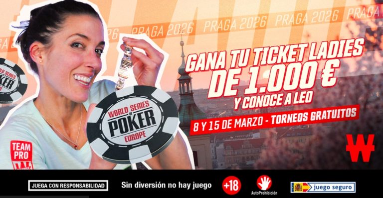 Hoy puedes ganar gratis tu entrada al Ladies Championship de las WSOPE junto a Leo Margets